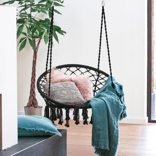 chaise hamac crochet