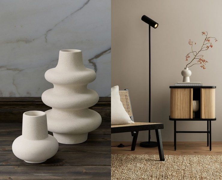 vases minimalistes hm