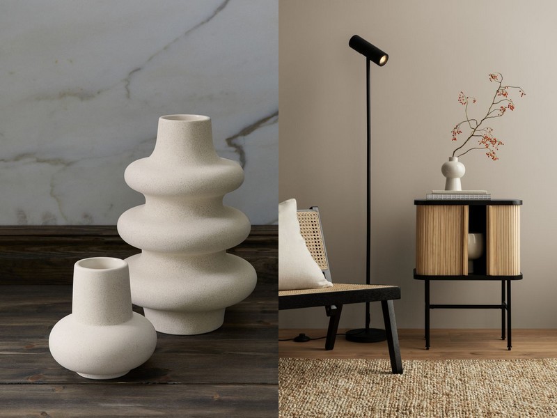 vases minimalistes hm
