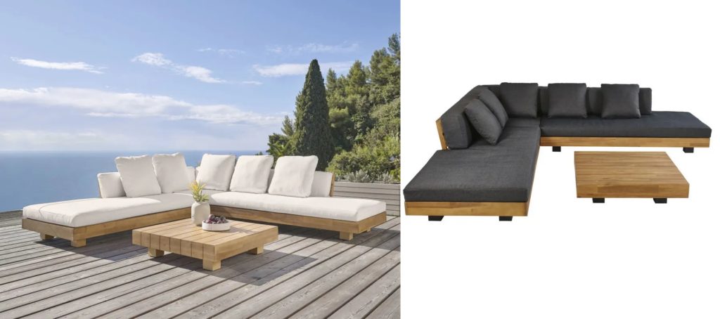 salon jardin bois