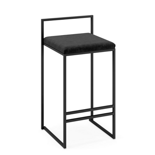 tabouret bar nordique noir metal