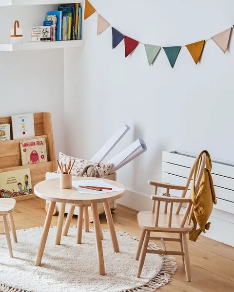 Tabouret pour enfants, tabouret, chaise pour enfants en bois