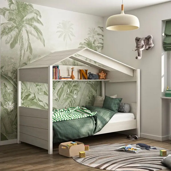 Un lit cabane design original pour une chambre d'enfant - NuageDeco