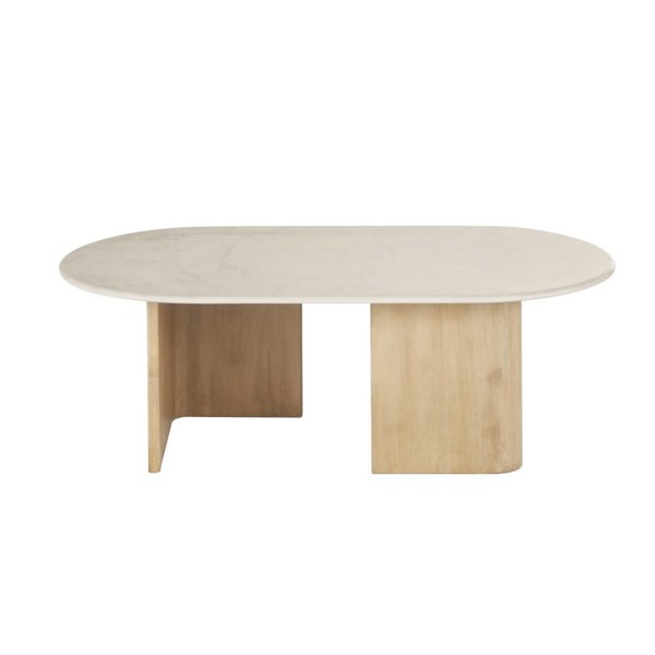 table-basse-bois-marbre-travertin