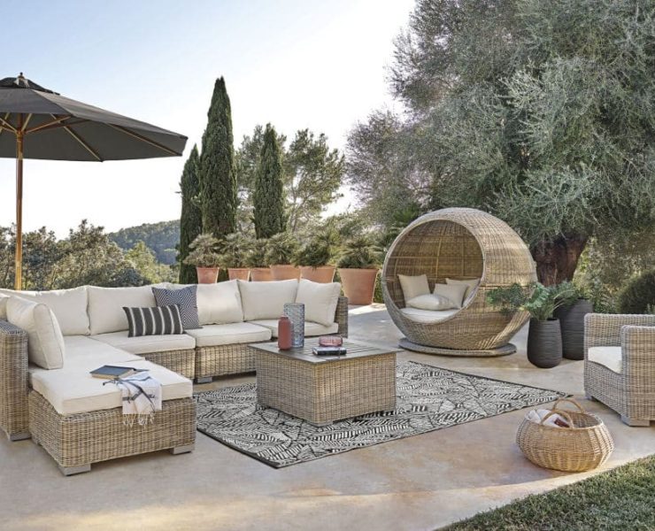 Salon de jardin ou terrasse minimaliste et design BAYMOOD.AIR