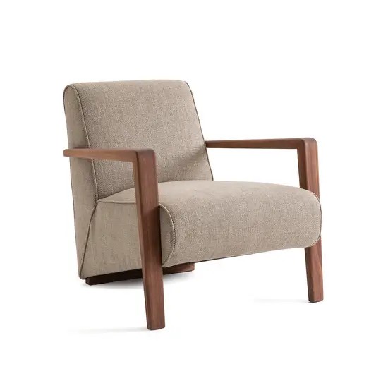 fauteuil-vintage-tissu-bois-scandinave