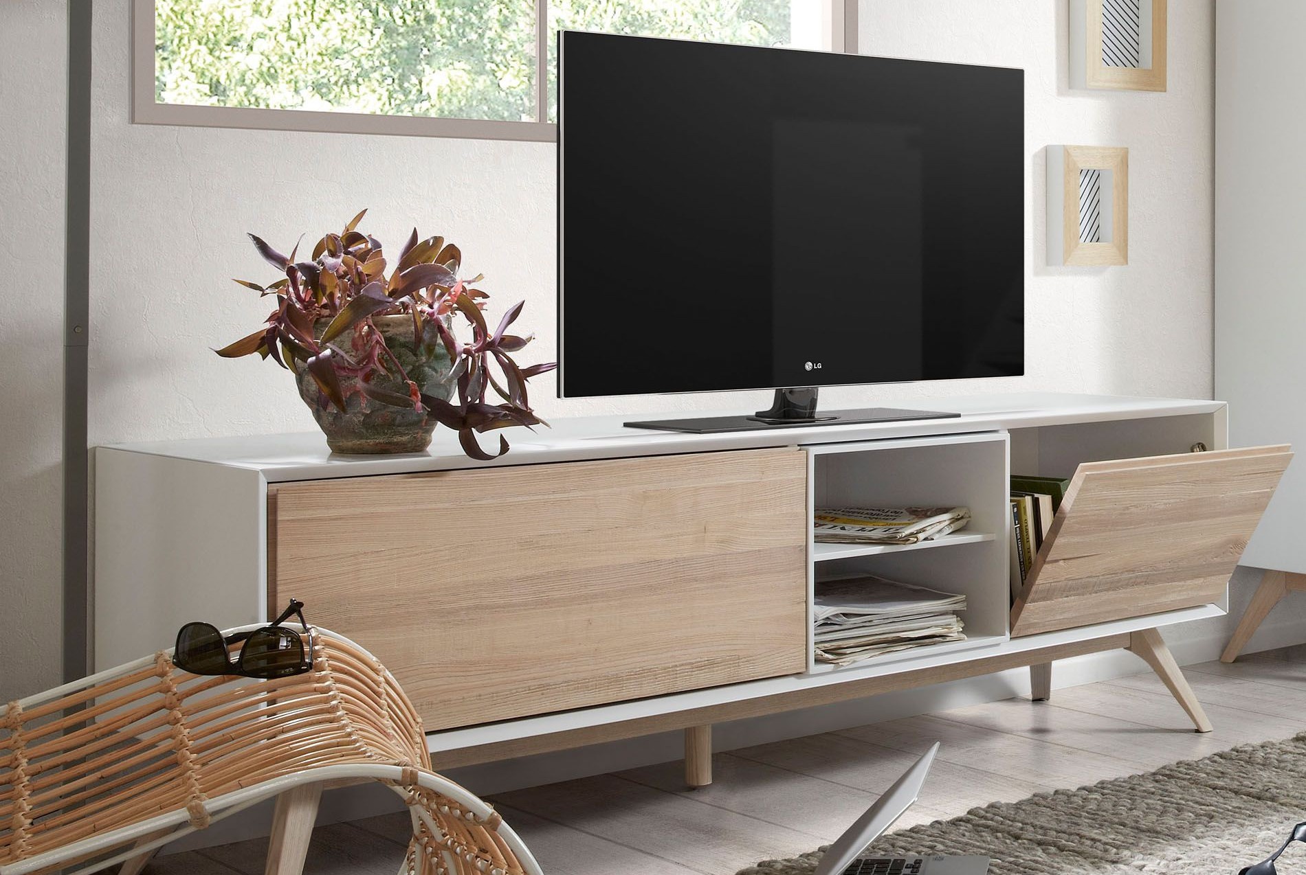 Meuble TV scandinave bois notre sélection 2024 pour le salon NuageDeco
