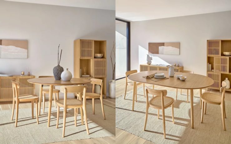 Tables à manger bois design et tendance en 2023 - NuageDeco