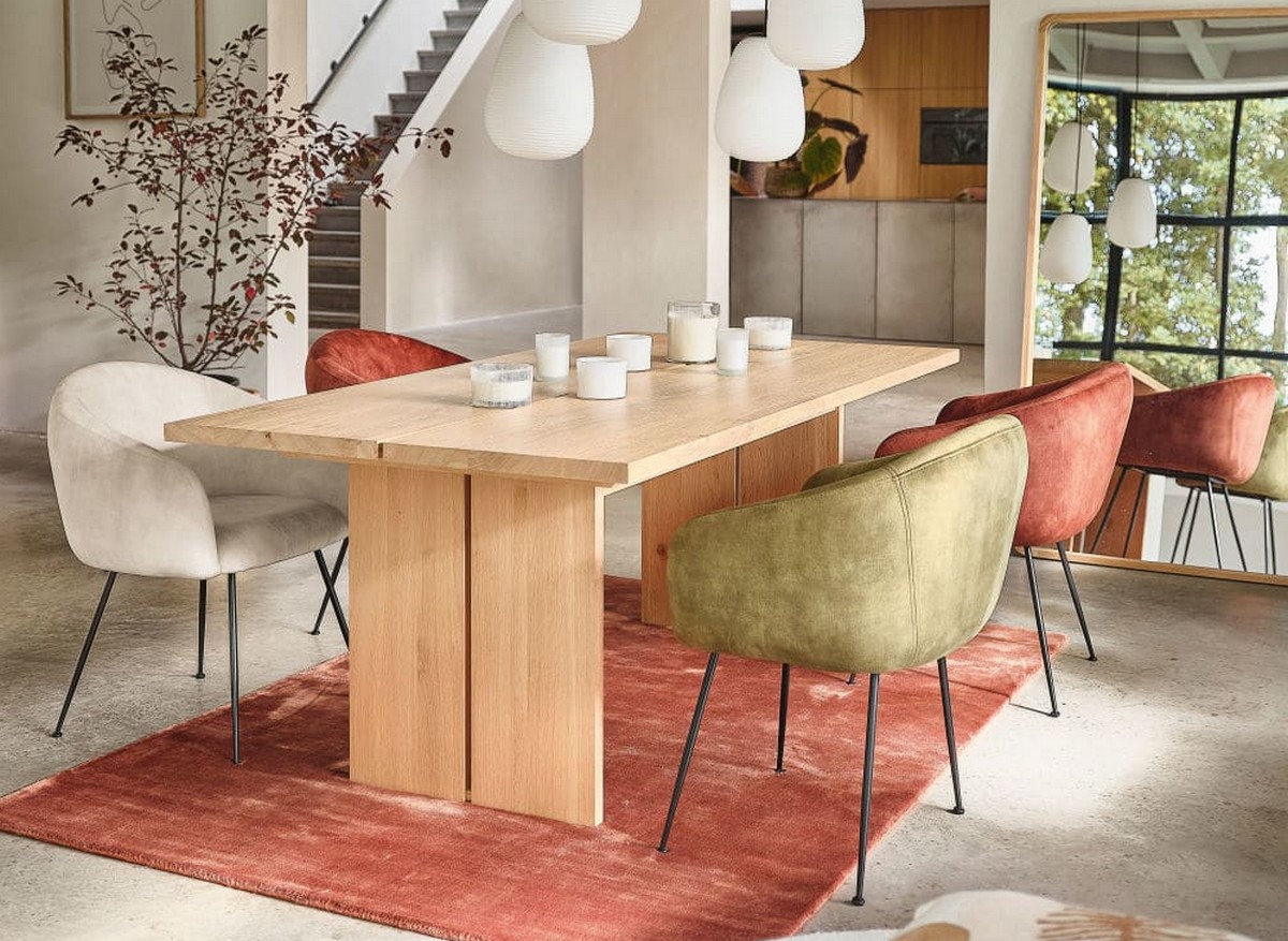 Tables à manger bois design et tendance en 2024 / 2025 NuageDeco