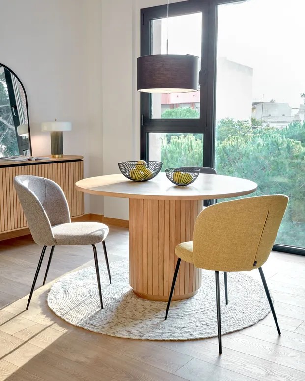 table-ronde-bois-design