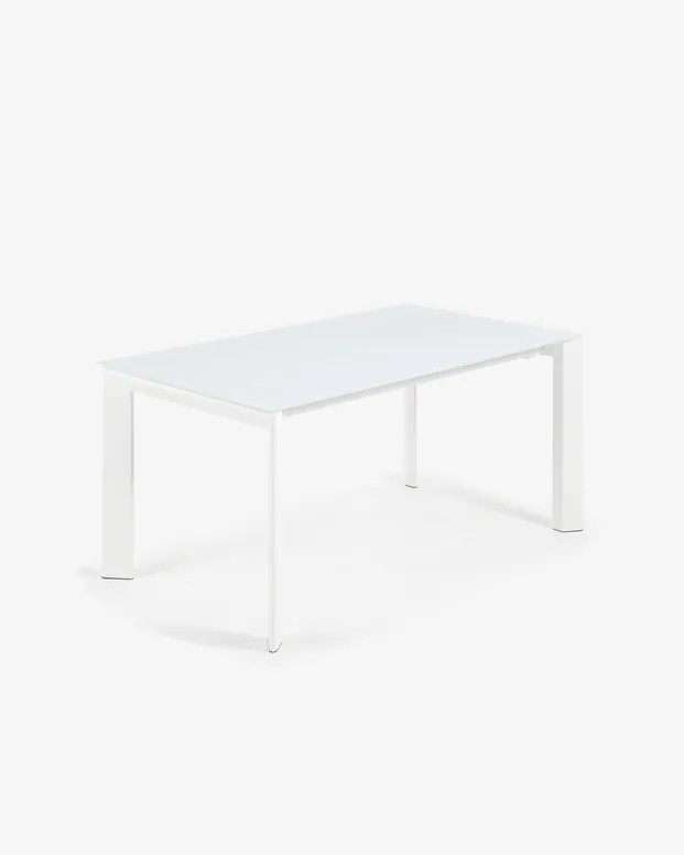 table-verre-blanc-extensible