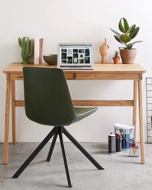 Bureau étagère réversible, theonie Couleur naturel La Redoute