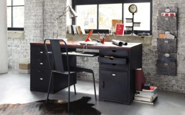 Bureau secrétaire : meuble vintage pratique et compact - NuageDeco