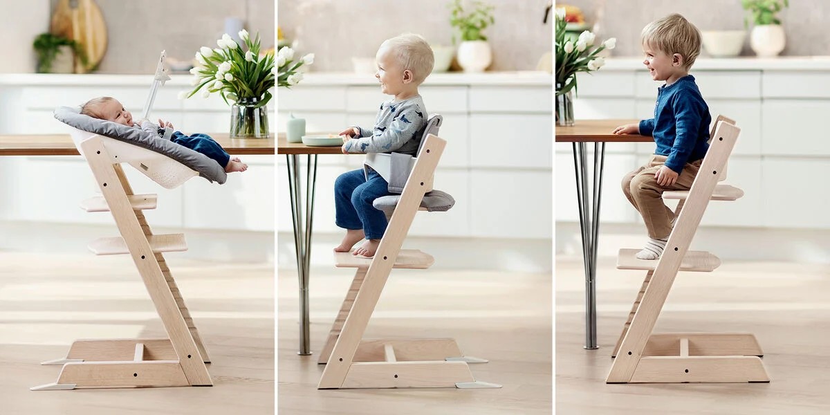 Chaise haute bébé design et évolutive : notre sélection tendance