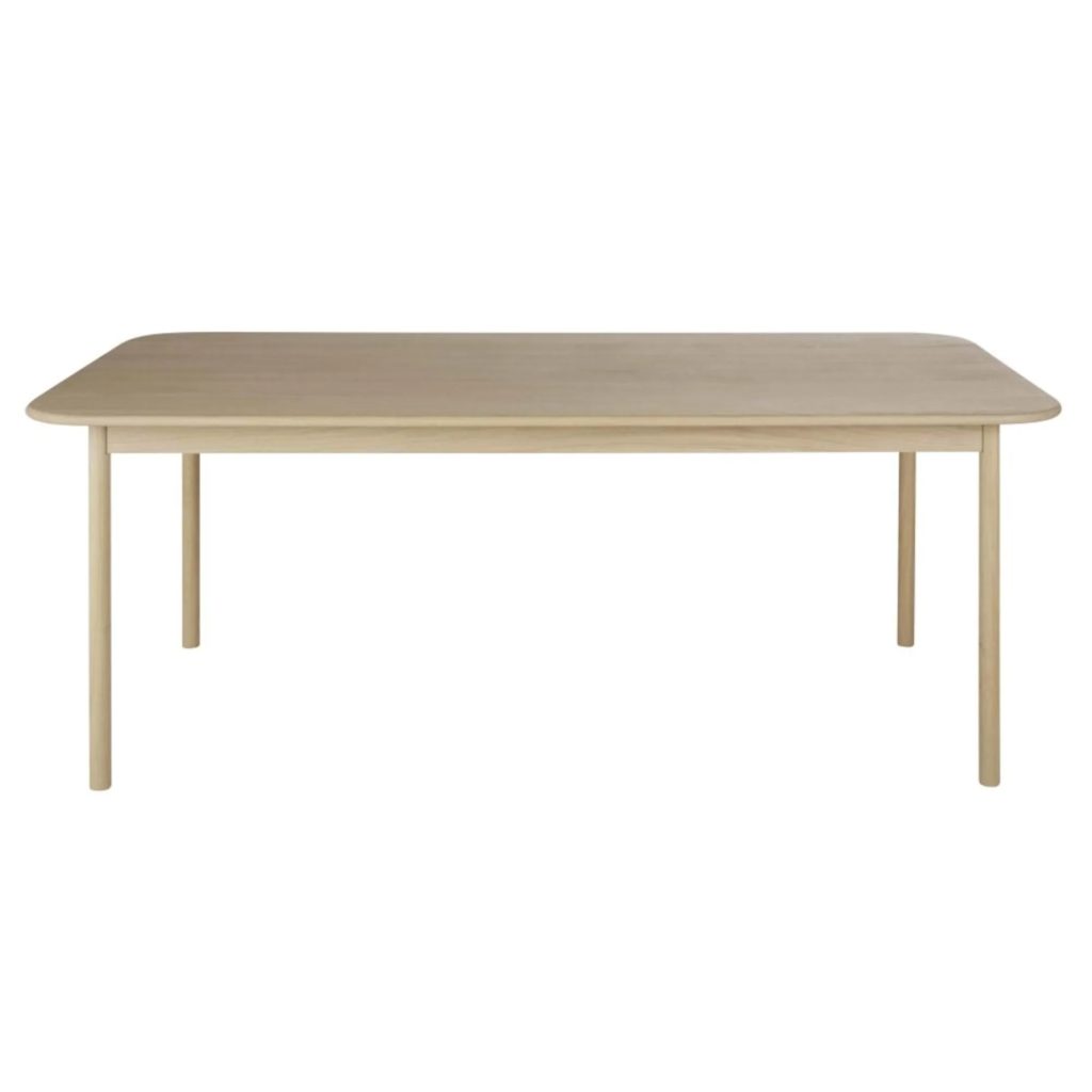 Banc de rangement en bois beige 2 portes 2 tiroirs Idaho