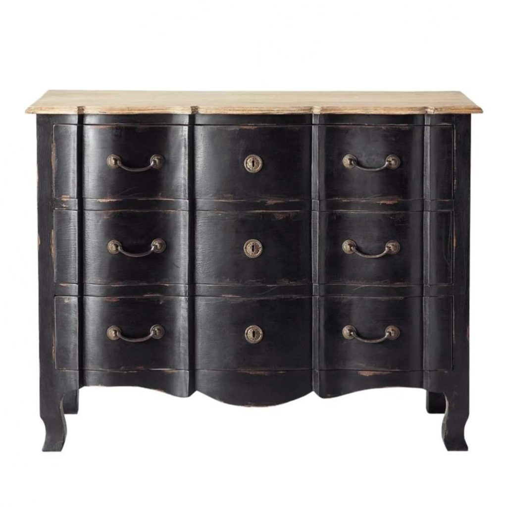 commode-vintage-noire