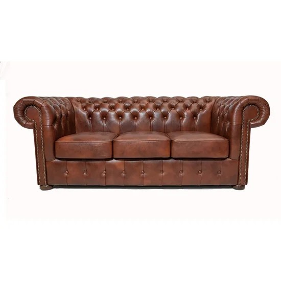 canape-chesterfield-marron-cuir