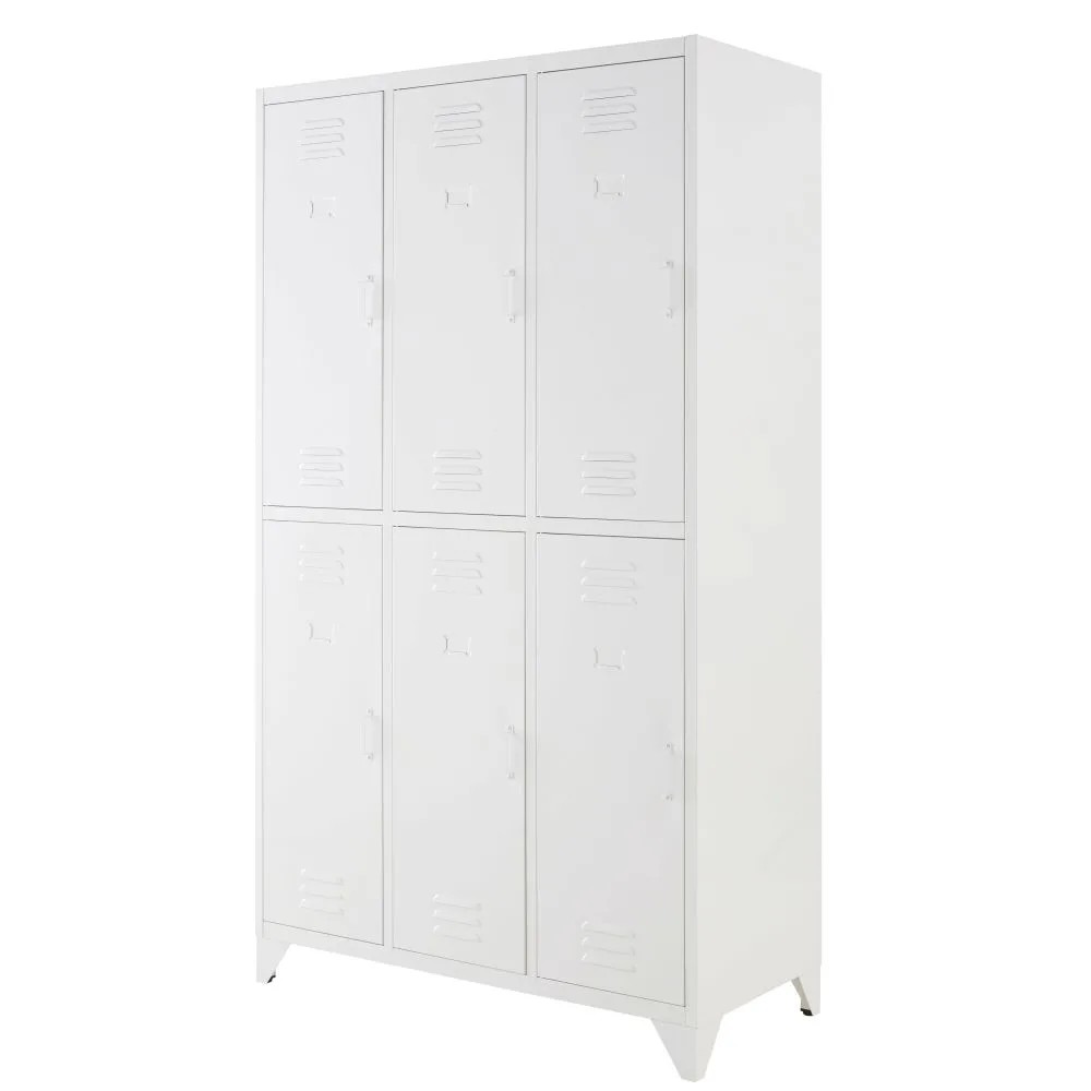 armoire-metal-blanc-vintage