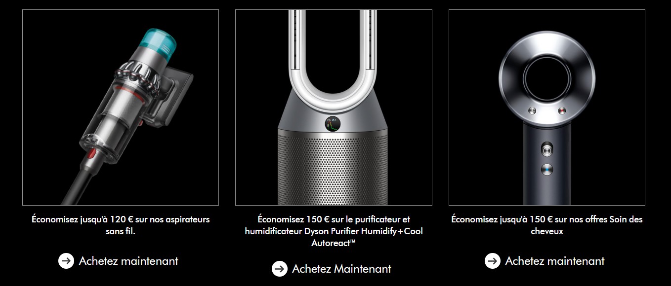 Black Friday Dyson 2022 les offres