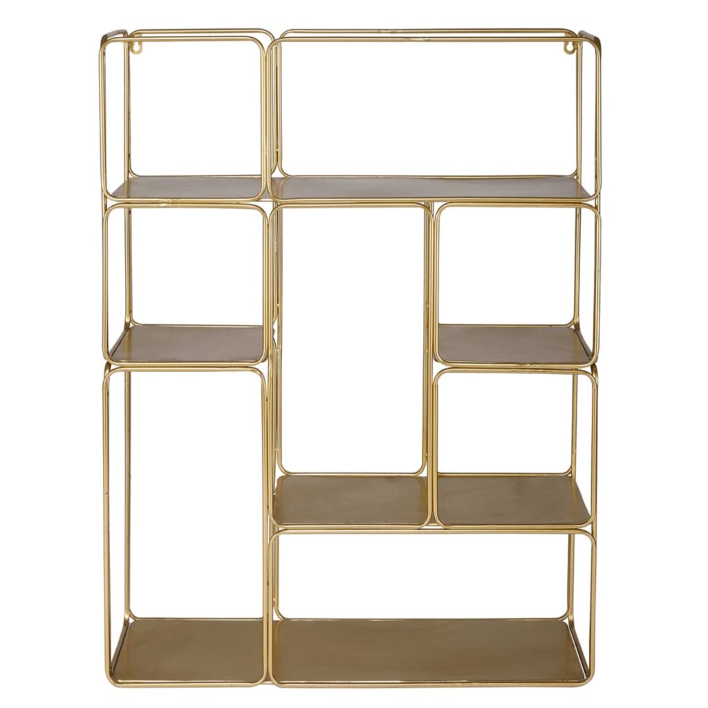 etagere-metal-dore