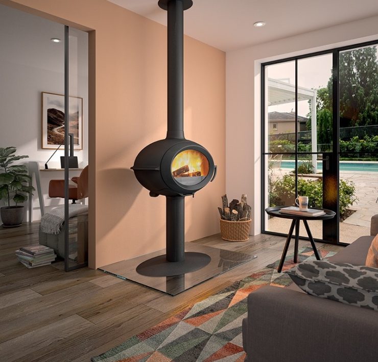 poele-bois-design-rond