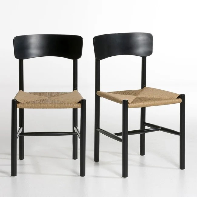 chaises-bois-noir-assise-paille