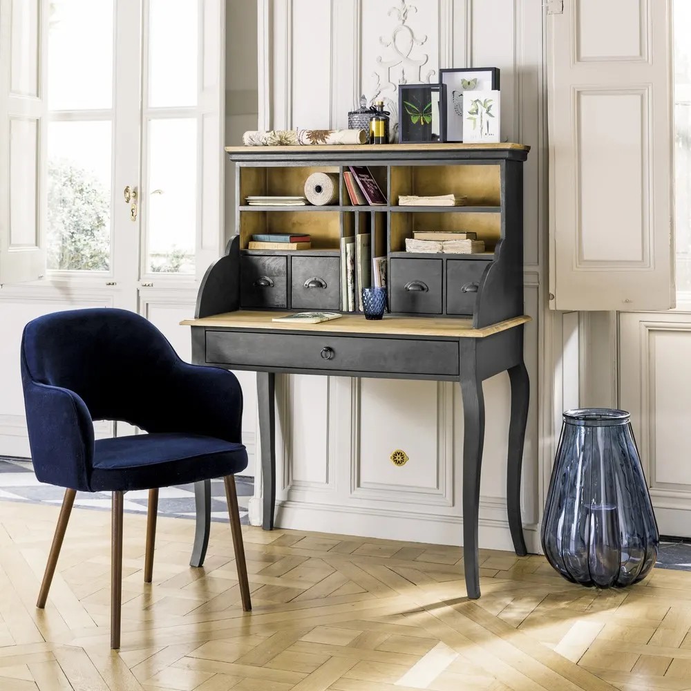 Bureau secrétaire : meuble vintage pratique et compact - NuageDeco