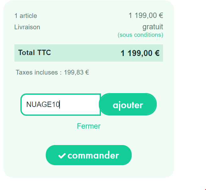 code promo le matelas vert