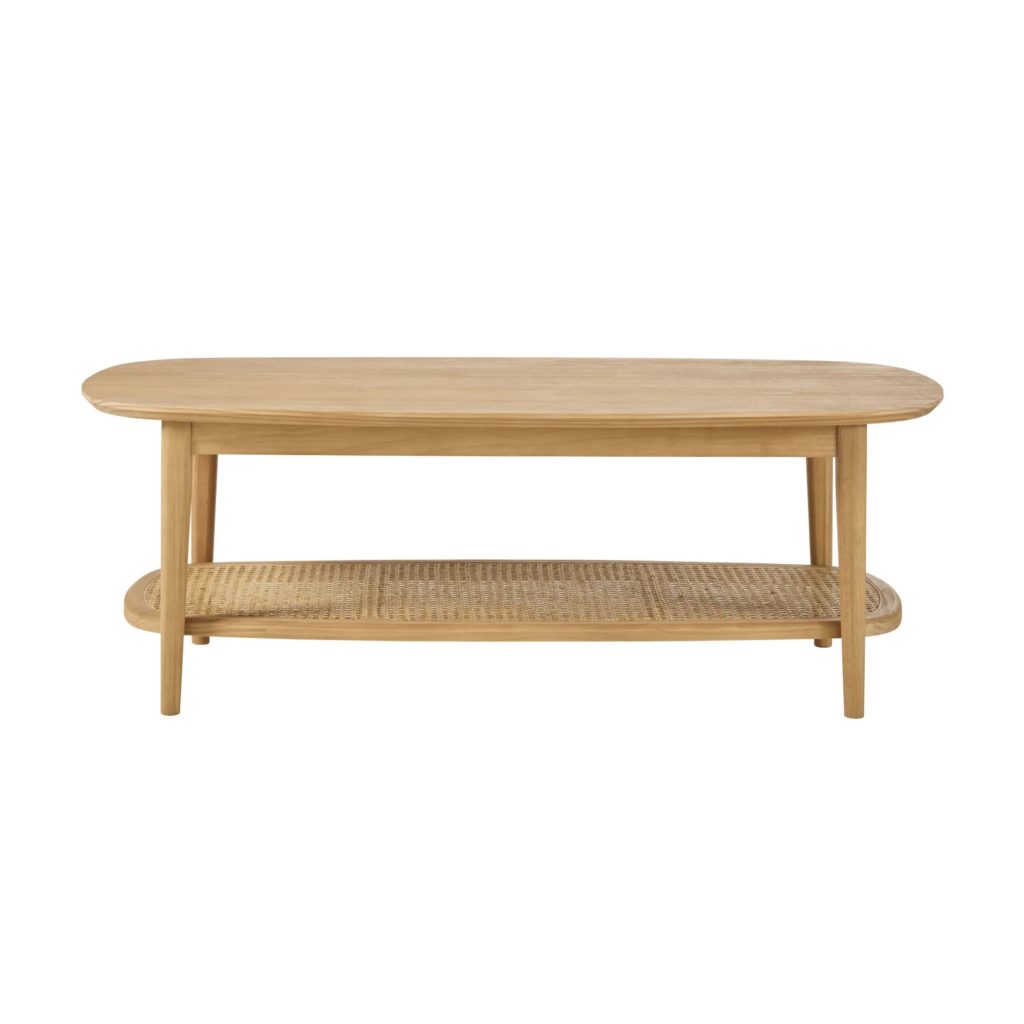 table-basse-bois-cannage