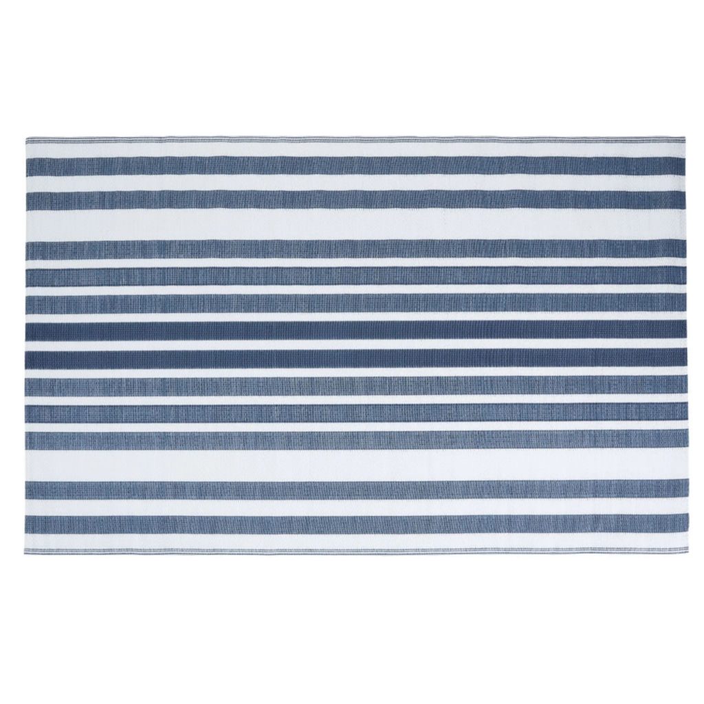 tapis-rayures-blanc-bleu-bord-mer