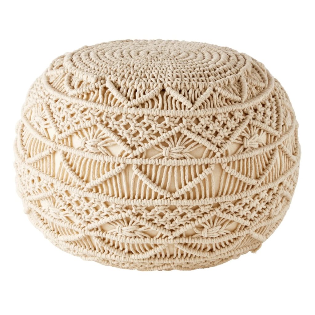 pouf-macrame