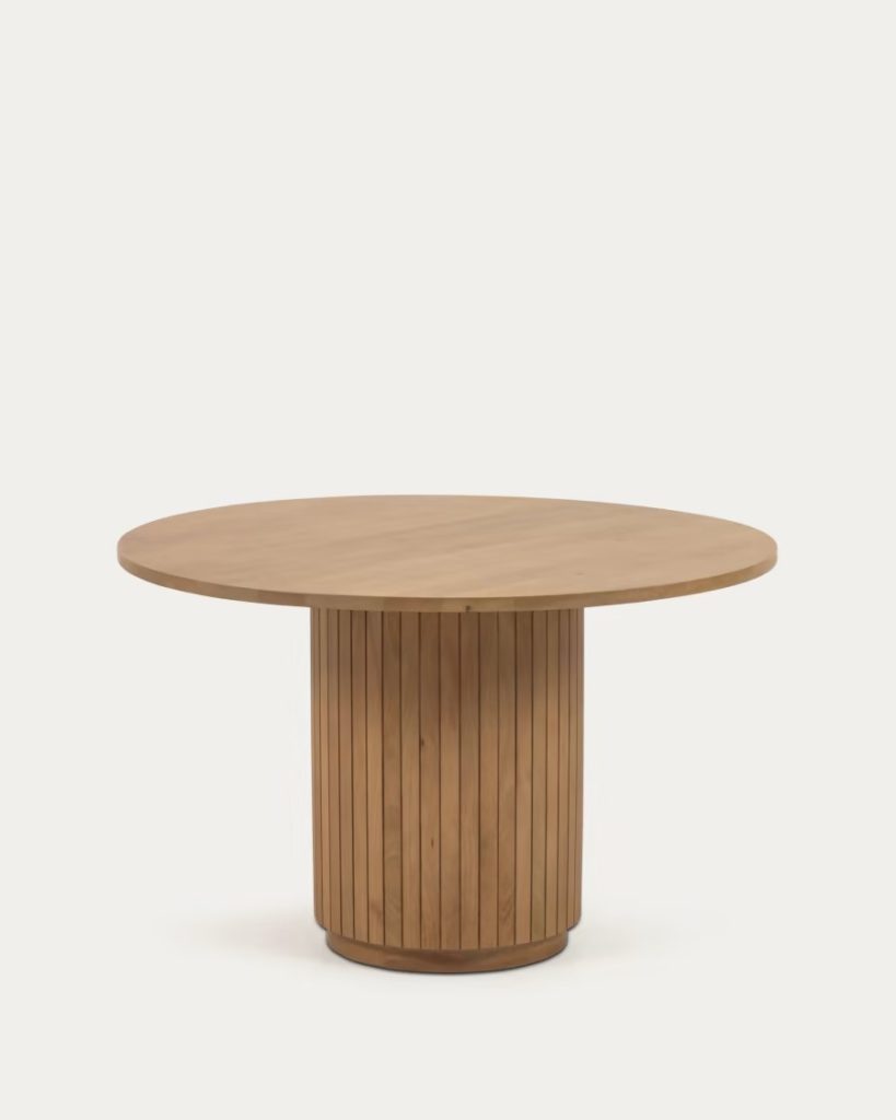 table-pied-colonne-bois