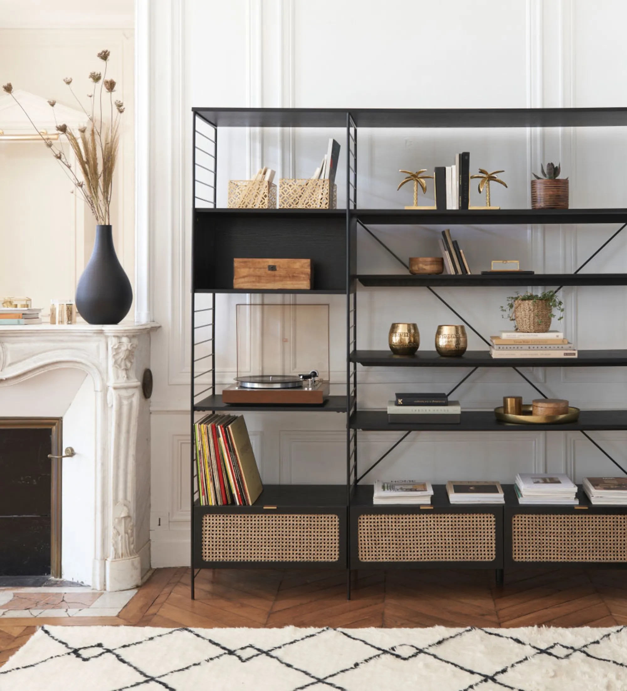 Bibliothèque Maisons du Monde : top 30 des meubles étagères - NuageDeco