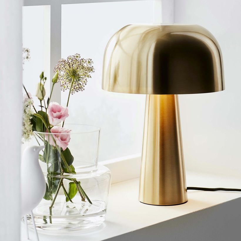 lampe-champignon-dore