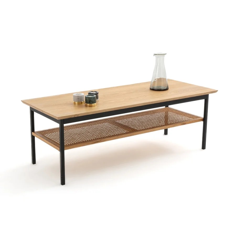 table-basse-cannage-metal