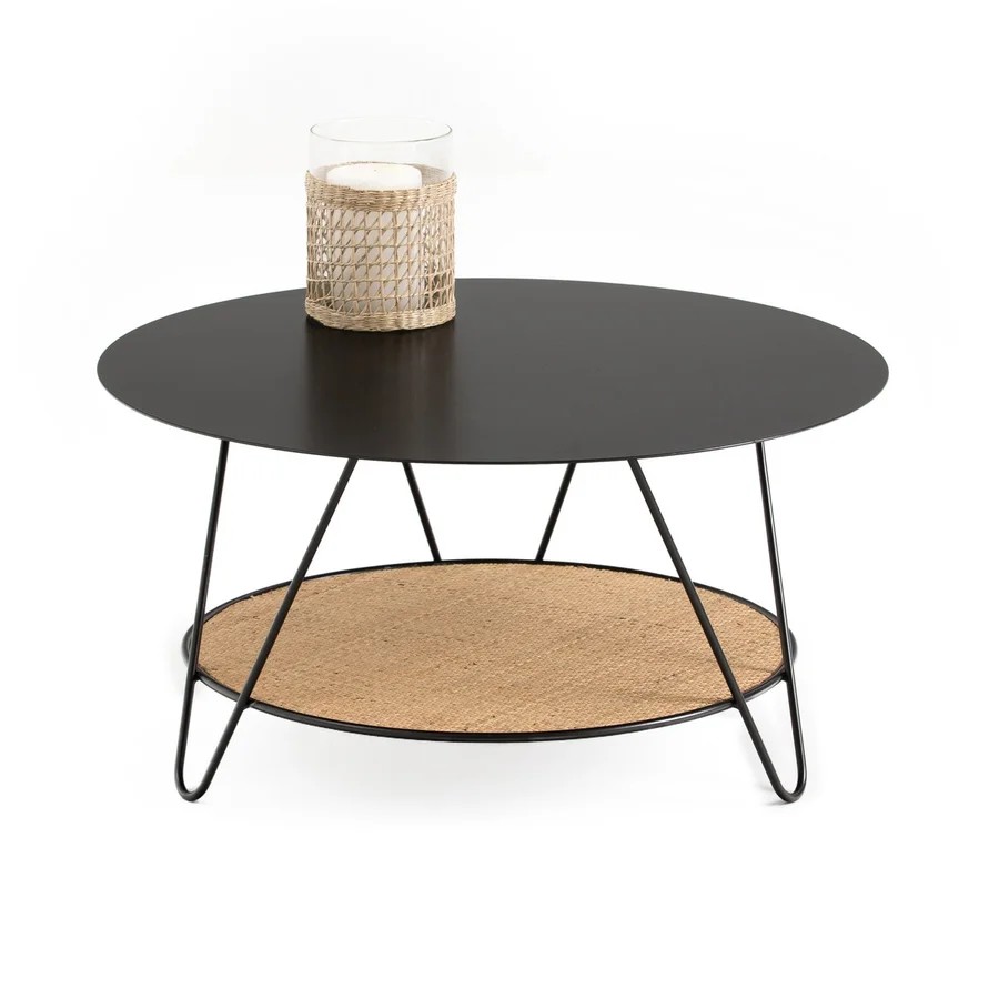table-basse-metal-cannage