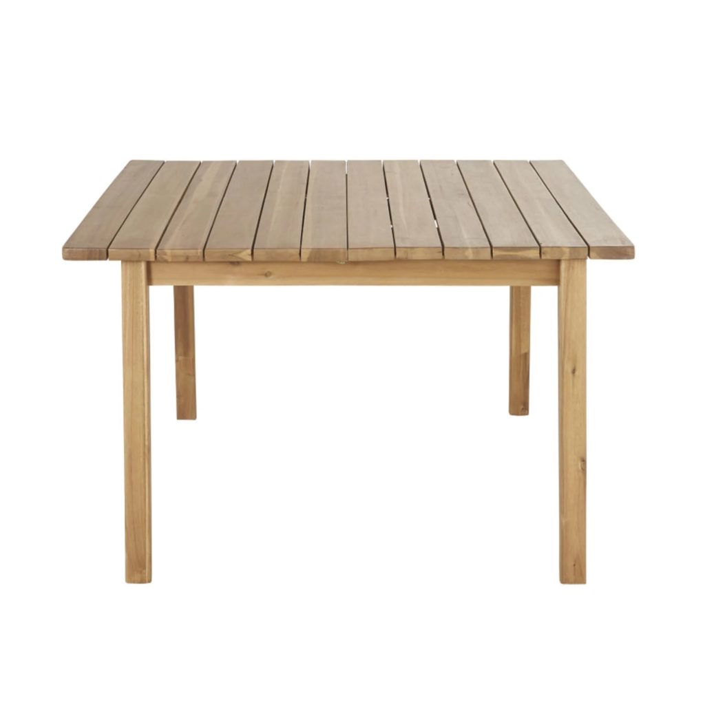 table-jardin-bois-carree-extensible