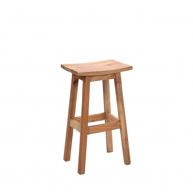 Tabouret de bar 66cm en acacia