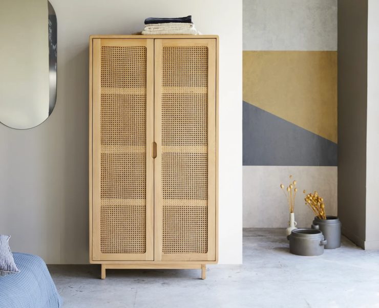 armoire-bois-cannage