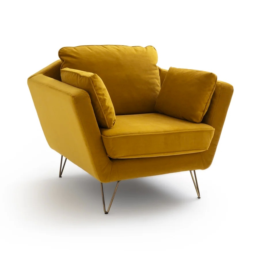 fauteuil-velours-jaune