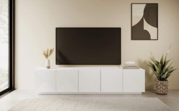 meuble-suspendu-blanc-tv