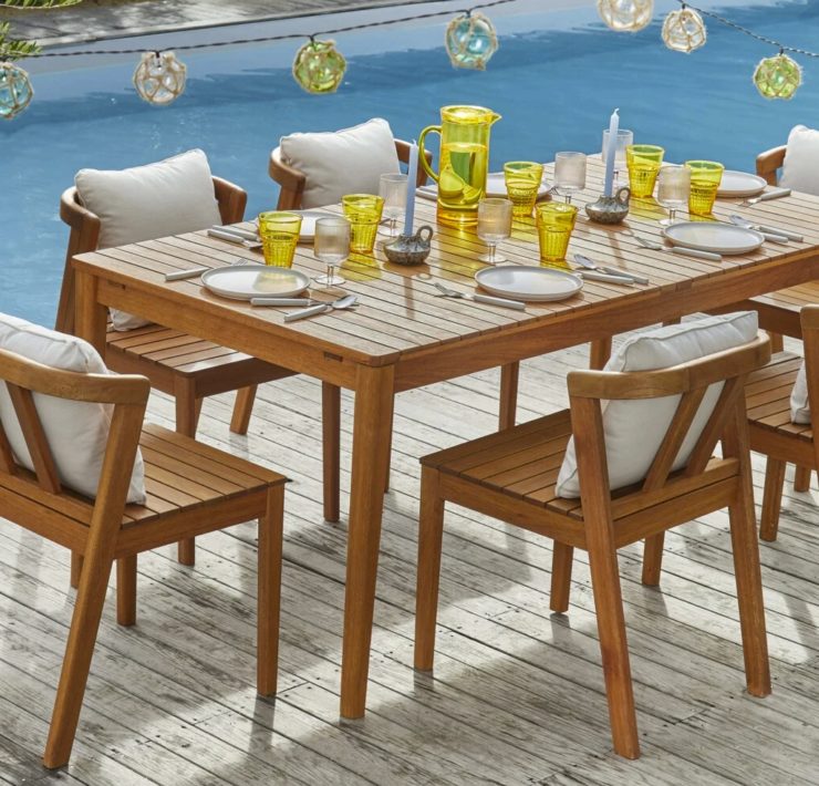 table-chaises-bois-carrefour