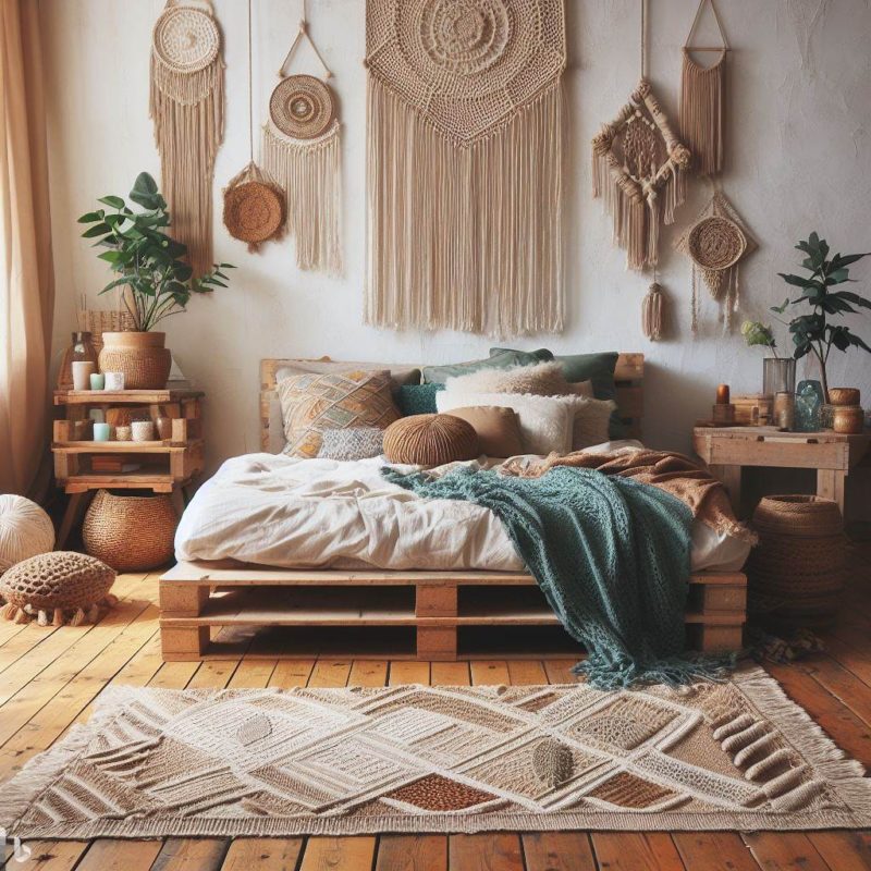 Lit en palettes : le choix malin pour une chambre écolo et stylée ...