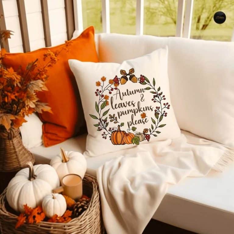 Acelive Housse De Coussin 45,7 X 45,7 Cm Motif Citrouille D'automne Aquarelle Super Douce Décoration D'intérieur Pour La Toussaint Cadeaux De