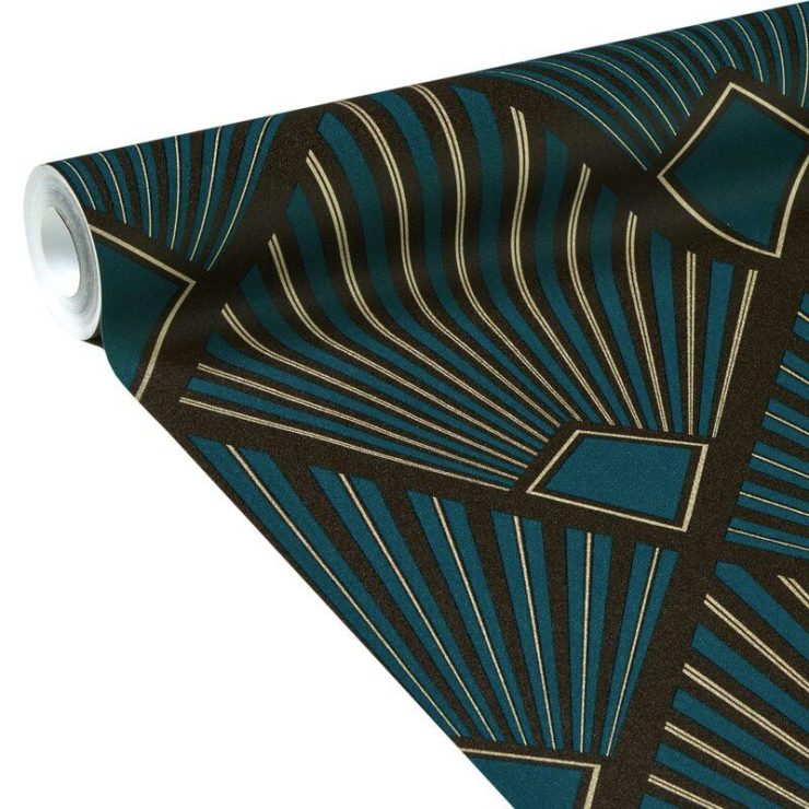 Sitemapcdatahttpsshopinf Inetcompapier Peint Art Deco Bleu Canard