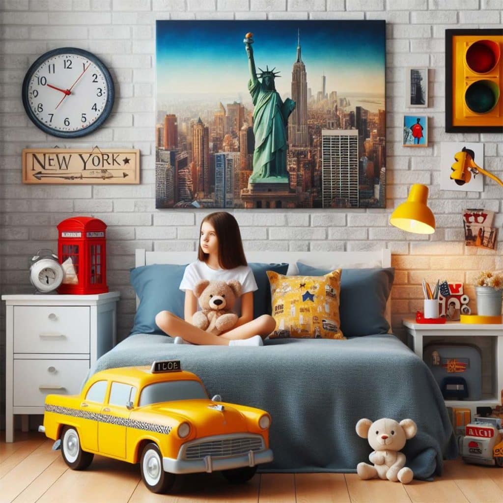 chambre ado fille new york