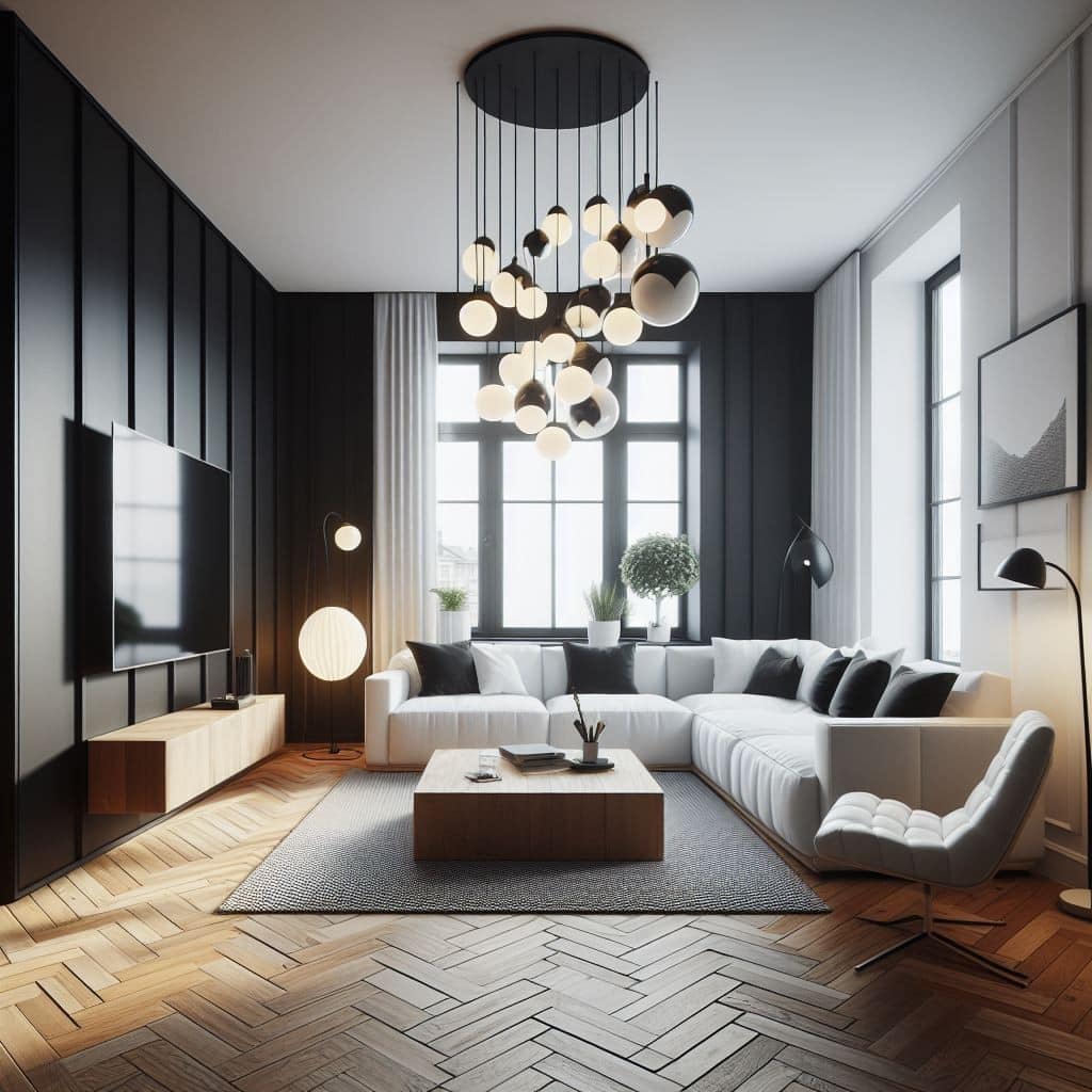 salon-contemporain-noir-blanc-deco