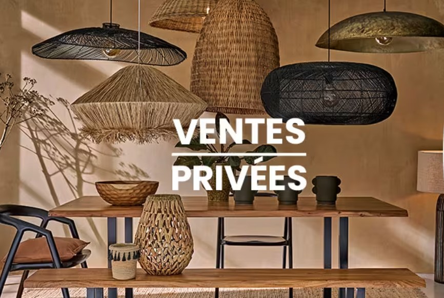 Ventes privées Maisons du Monde hiver 2023 / 2024 : à quelles promos s