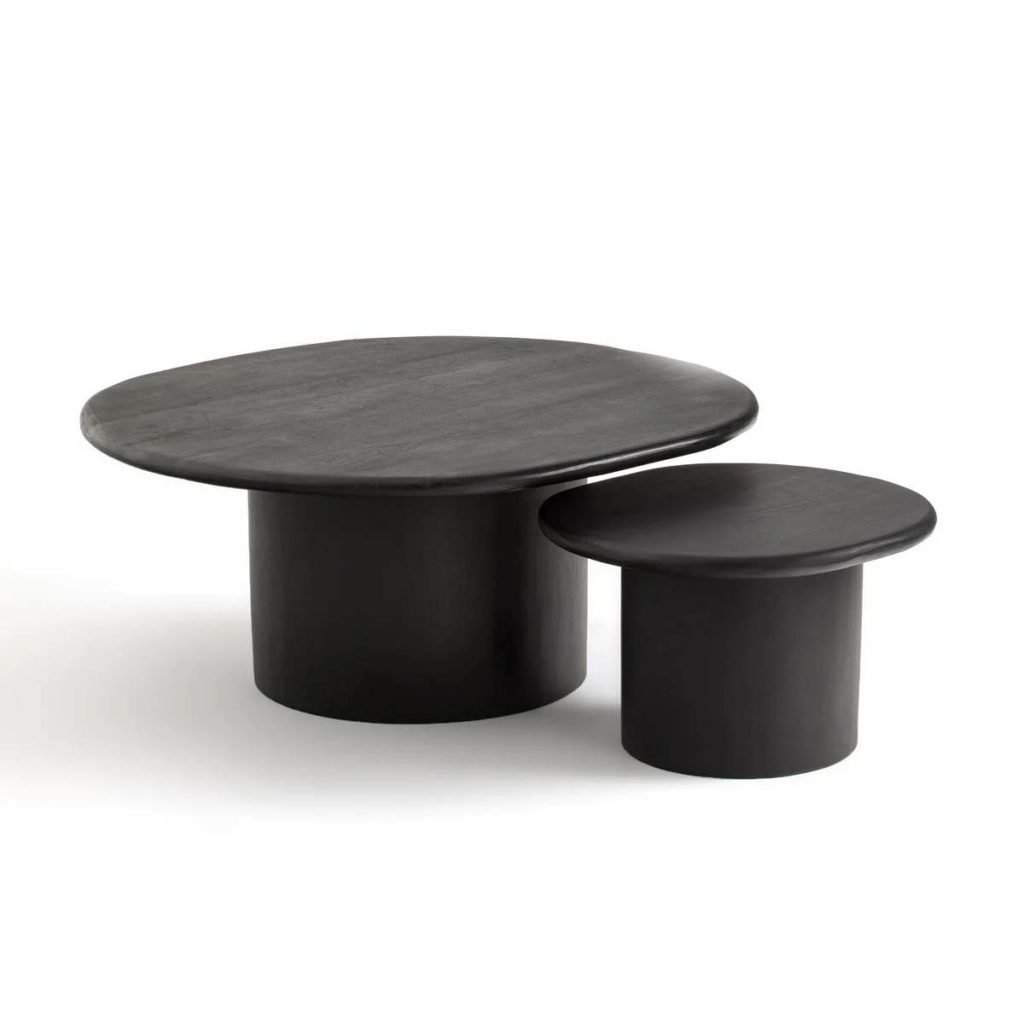 table-basse-noir-ronde-organique