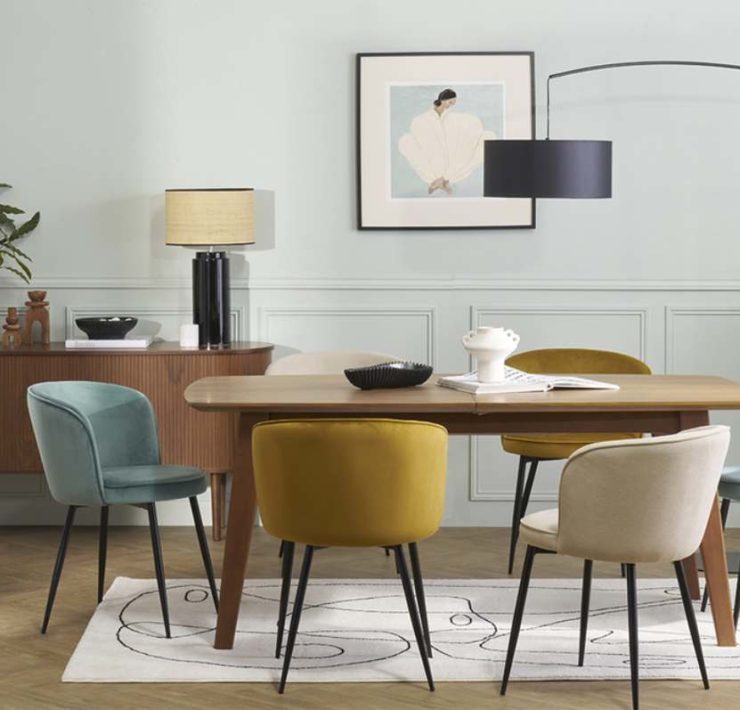 table-salle-manger-noyer-miliboo